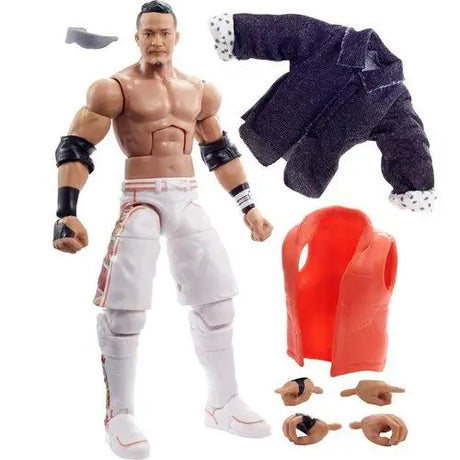 6’ WWE NXT Elite Kushida Action Figure with Wrestling Ring and Accessories