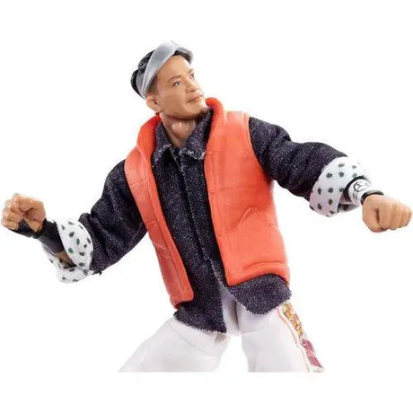 6’ WWE NXT Elite Kushida Action Figure toy man in vest and hat action figure.