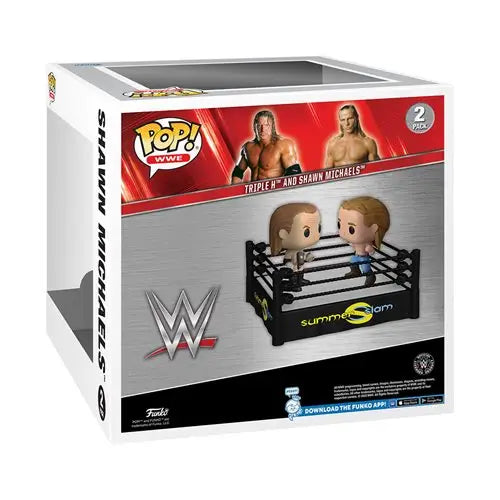 WWE SummerSlam Legends Funko Pop! featuring Shawn Michaels & Summerslam Triple H Action Figures