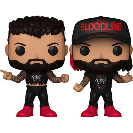 WWE Uso Brothers Pop! vinyl figures.