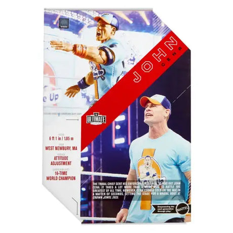 WWE Ultimate Edition John Cena action figure in a dynamic pose with articulated joints