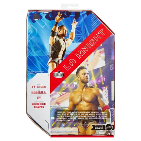 WWE Ultimate Edition Wave 23 LA Knight Action Figure toy packaging display