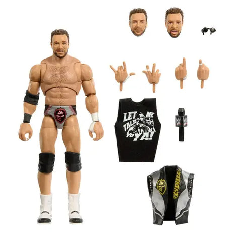 WWE Ultimate Edition Wave 23 LA Knight Action Figure with interchangeable accessories