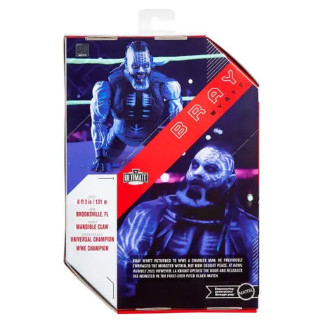 WWE Ultimate Edition Wave 24 Bray Wyatt Figure packaging showcasing detailed design