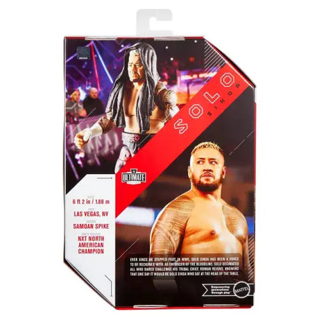 WWE Ultimate Edition Wave 24 Solo Sikoa Figure action figure packaging display