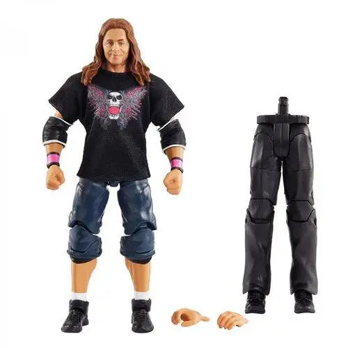 WWE WrestleMania Elite Bret Hitman Hart action figure set