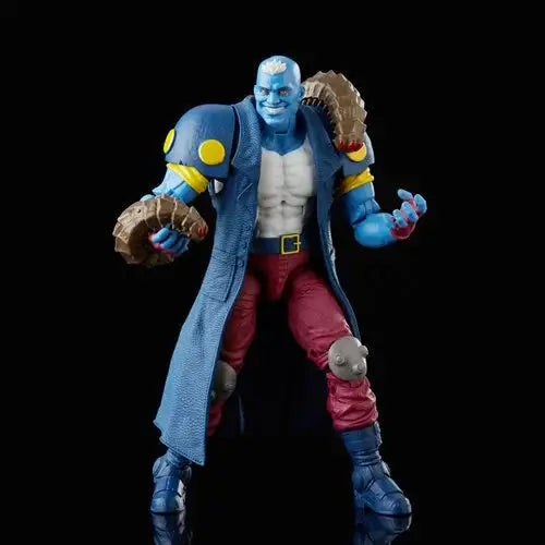 Marvel Legends Maggot Action Figure with man in blue suit and red pants