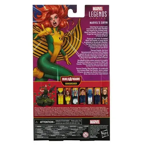 Marvel Legends X-Men Siryn Action Figure, Marvel Universe Series 2 - Marvel Action Figure