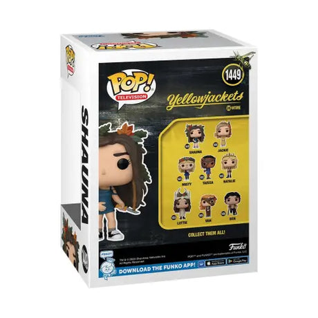 Yellowjackets Shauna Funko Pop! Vinyl Figure #1449 box showcasing the character Shauna