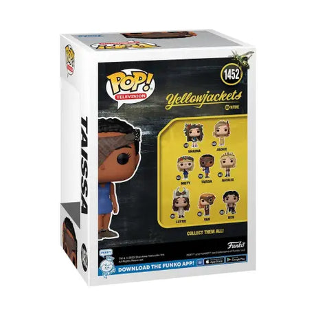 Funko Pop! box featuring Yellowjackets Taissa Funko Vinyl Figure #1452 collectible