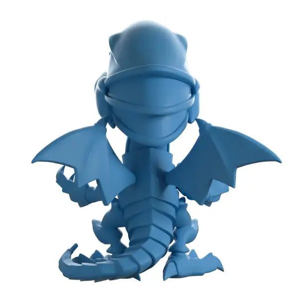 Cartoon-style blue dragon figurine from Yu-Gi-Oh! Collection Blue-Eyes White Dragon