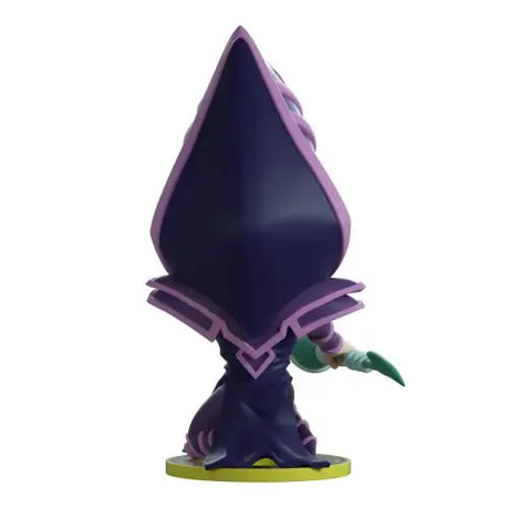 Stylized Dark Magician figurine with green scythe from Yu-Gi-Oh! Collection production run