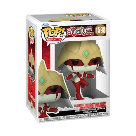 Funko Pop Slifer the Sky Dragon in red and gold design for Elemental Hero Burstinatrix