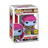 Harpie Lady Funko Pop Vinyl Figure #1599 featuring pink hair and golden armor